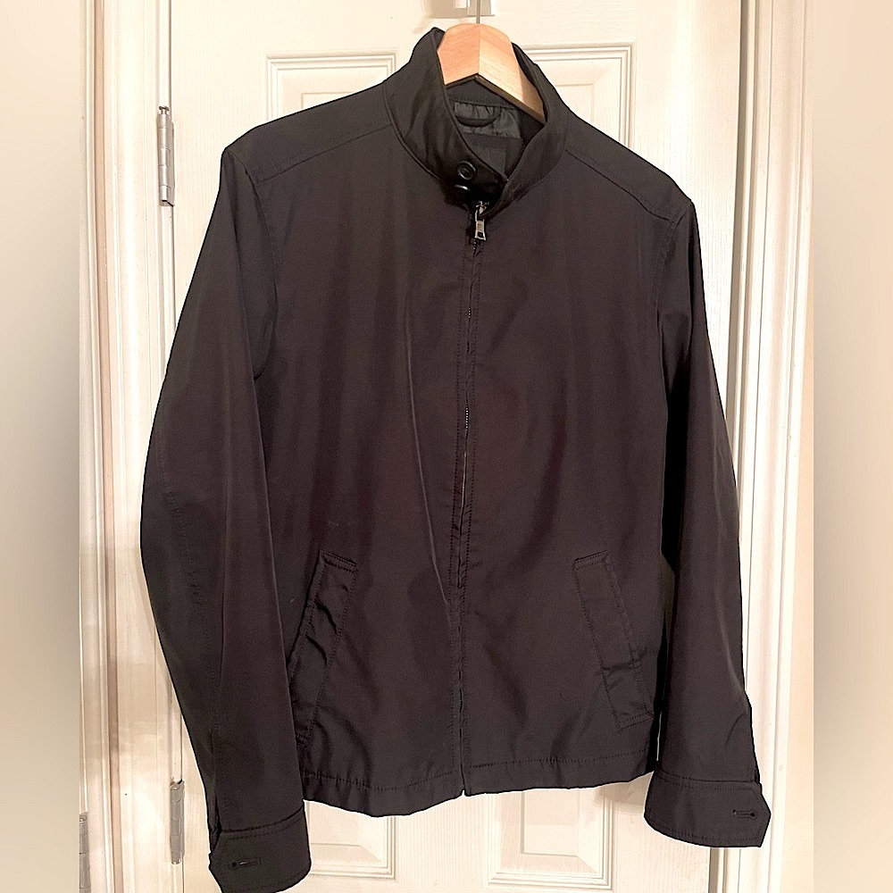 Men’s Banana Republic Black Mock Neck Jacket